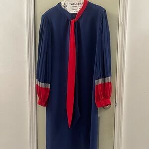 Vintage Kohler Collection Red and Blue all American dress-Size 18